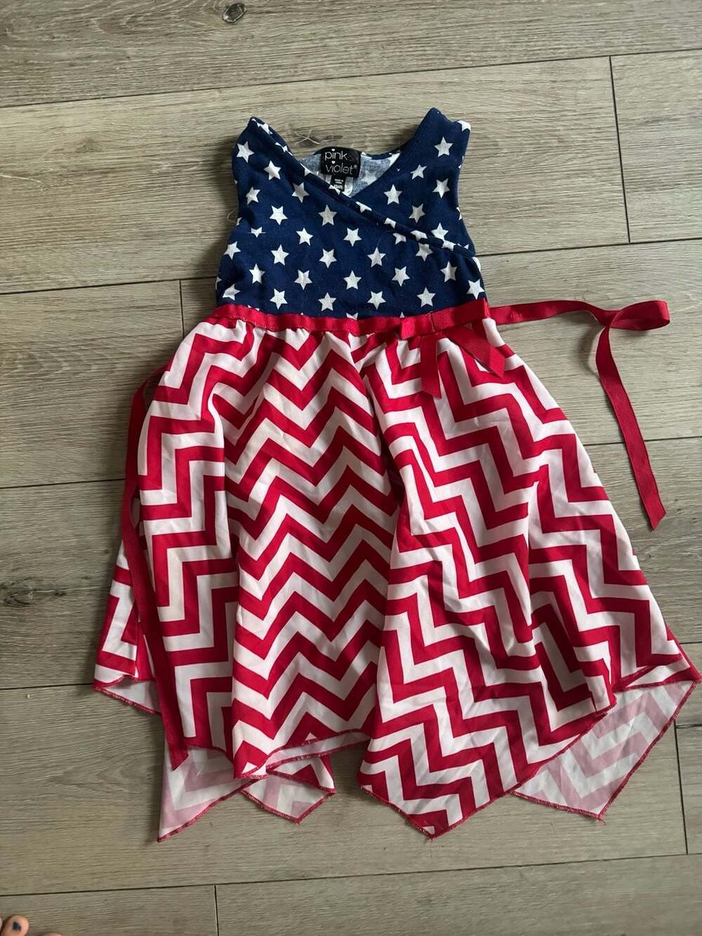 America 4th July dress girls 4T